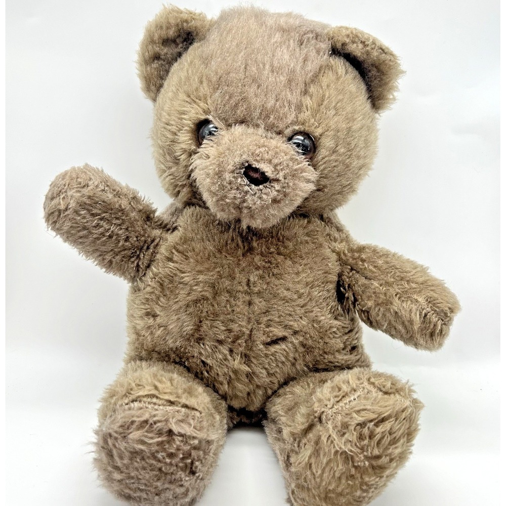 Vintage Plush Stuffed Animal Brown Teddy Bear‎ Art's Toy Mfg Co. 15"